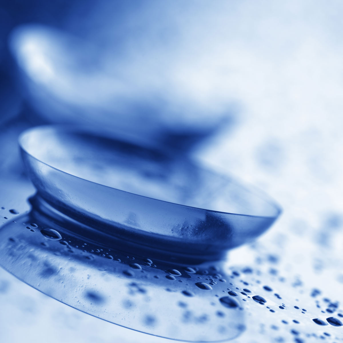 Closeup of a Contact Lens